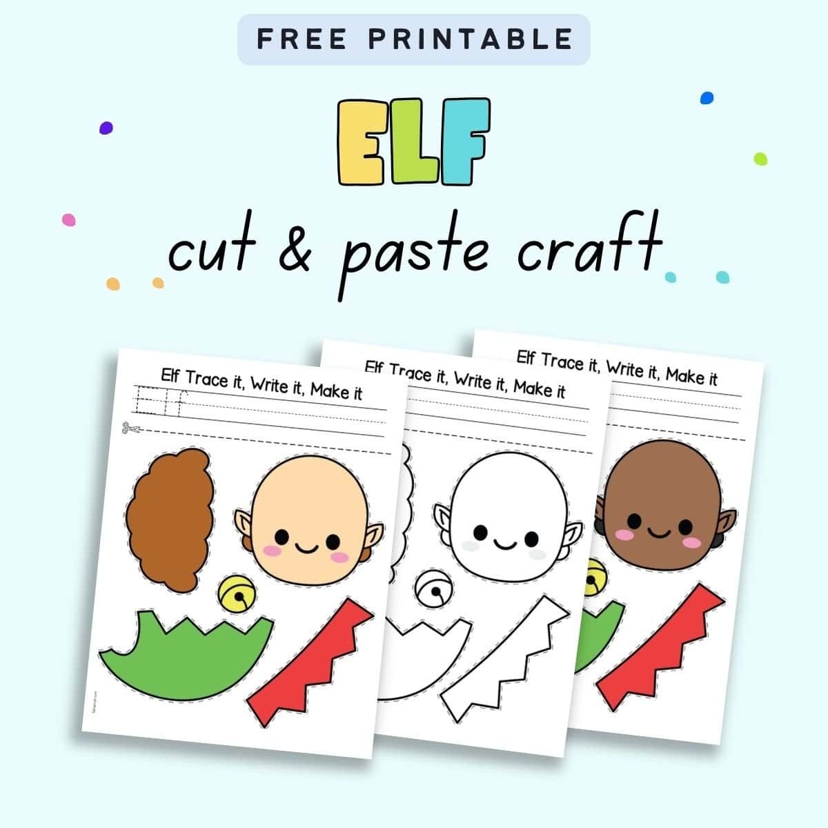 Free Printable Christmas Cut And Paste Crafts