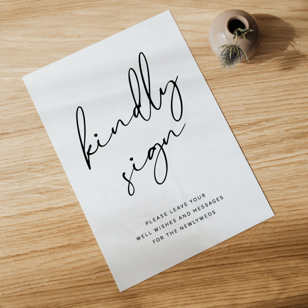 Please Sign Our Guestbook Printable