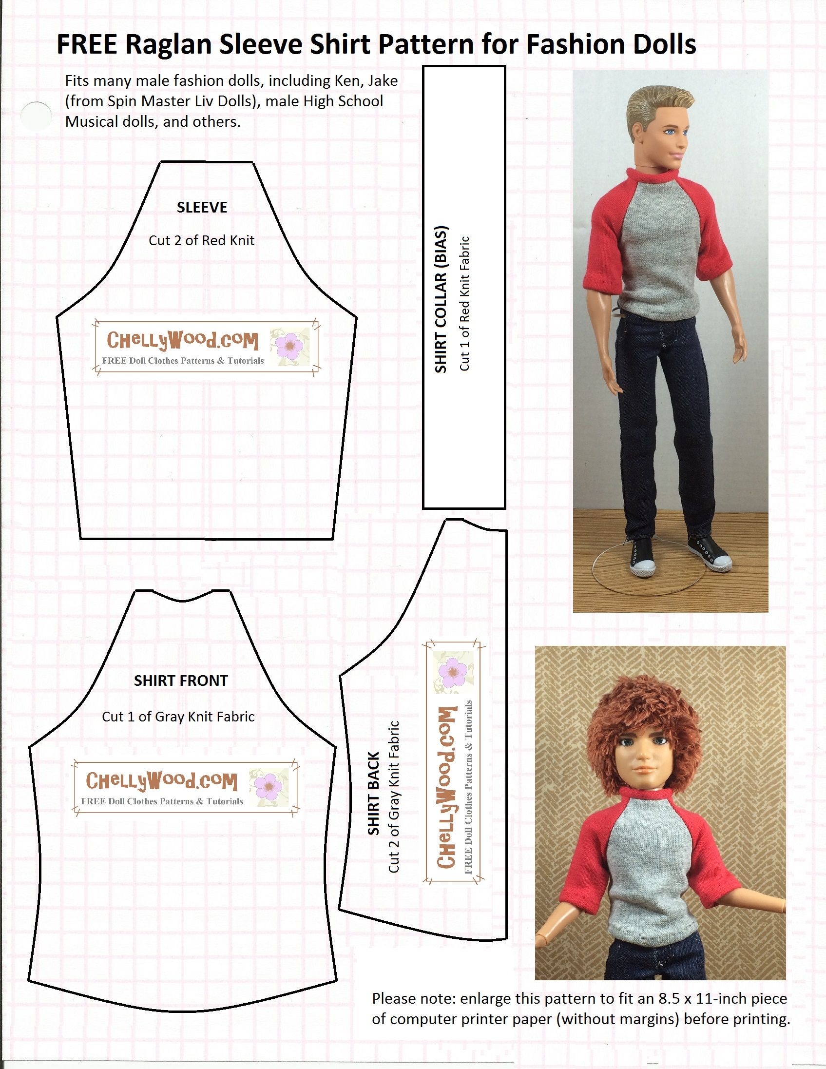 Free Printable Ken Doll Clothes Patterns New Arrivals