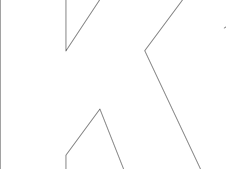 Free Printable Letters Template Uppercase Alphabet