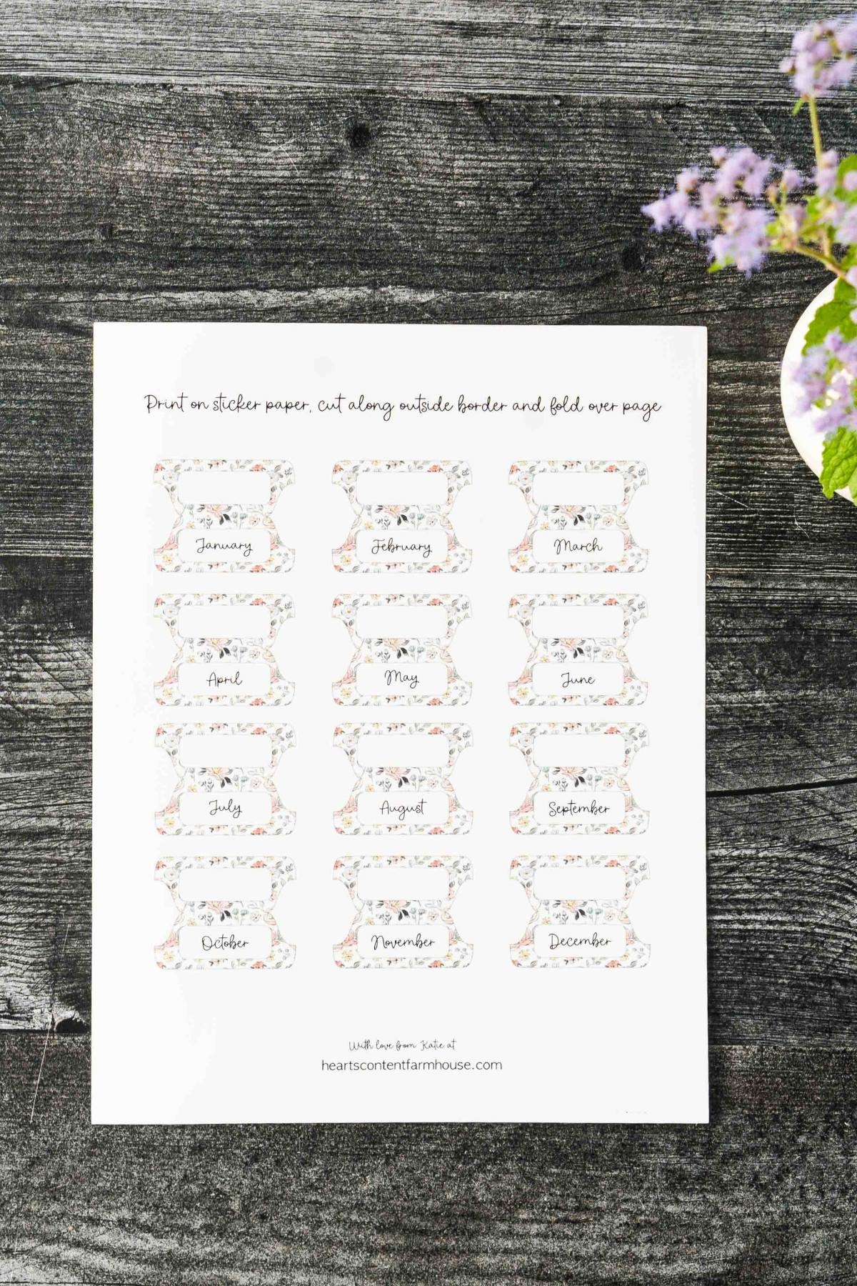 Free Printable Divider Tabs For Binders