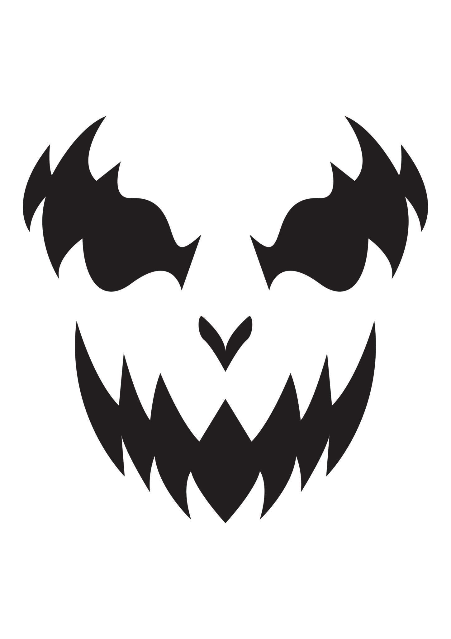 Easy Pumpkin Carving Templates Free Printable