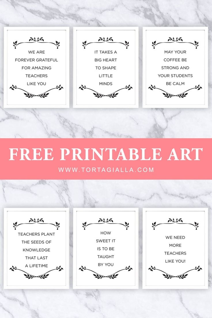 Printable Inspirational Quotes For Teachers