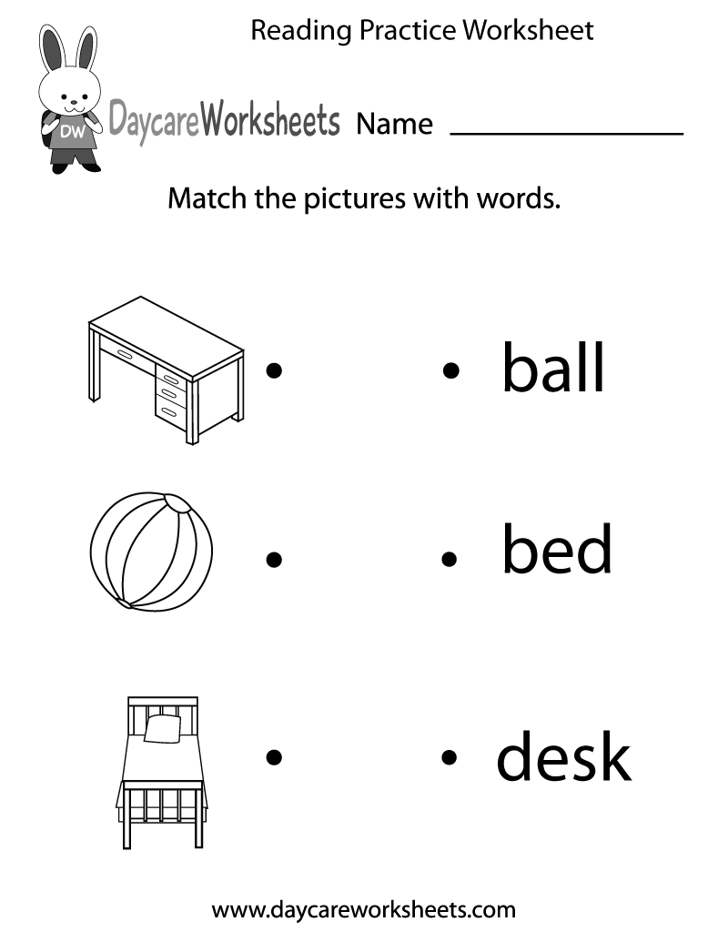 Free Printable Kindergarten Reading Worksheets