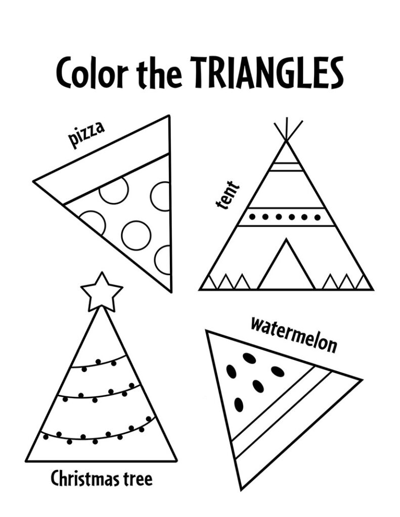 Printable Shapes Worksheets For Toddlers