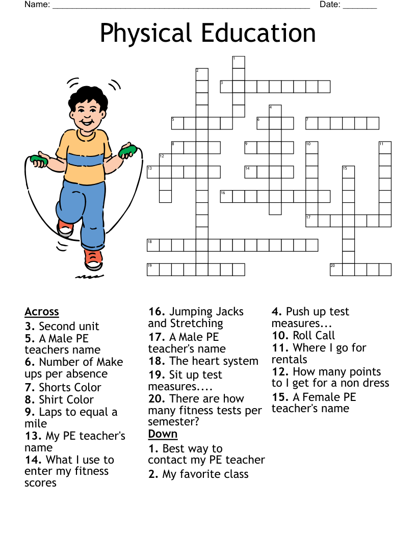 Grade 4 Crossword WordMint