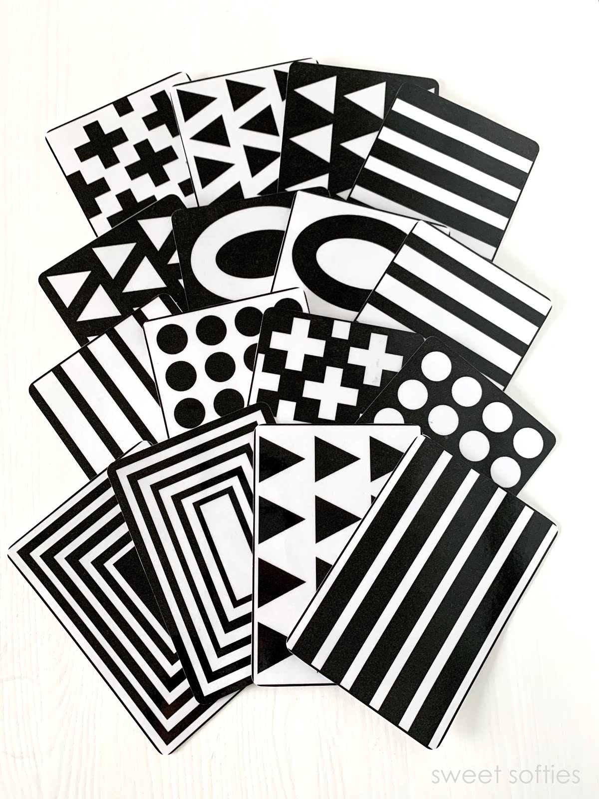 High Contrast Cards For Babies Free Printable Sweet Softies