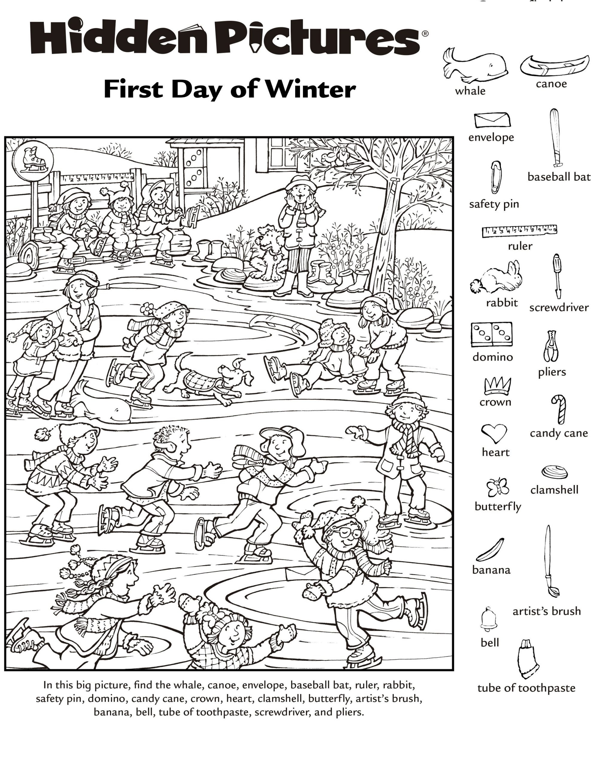 Printable Hidden Pictures For Kids