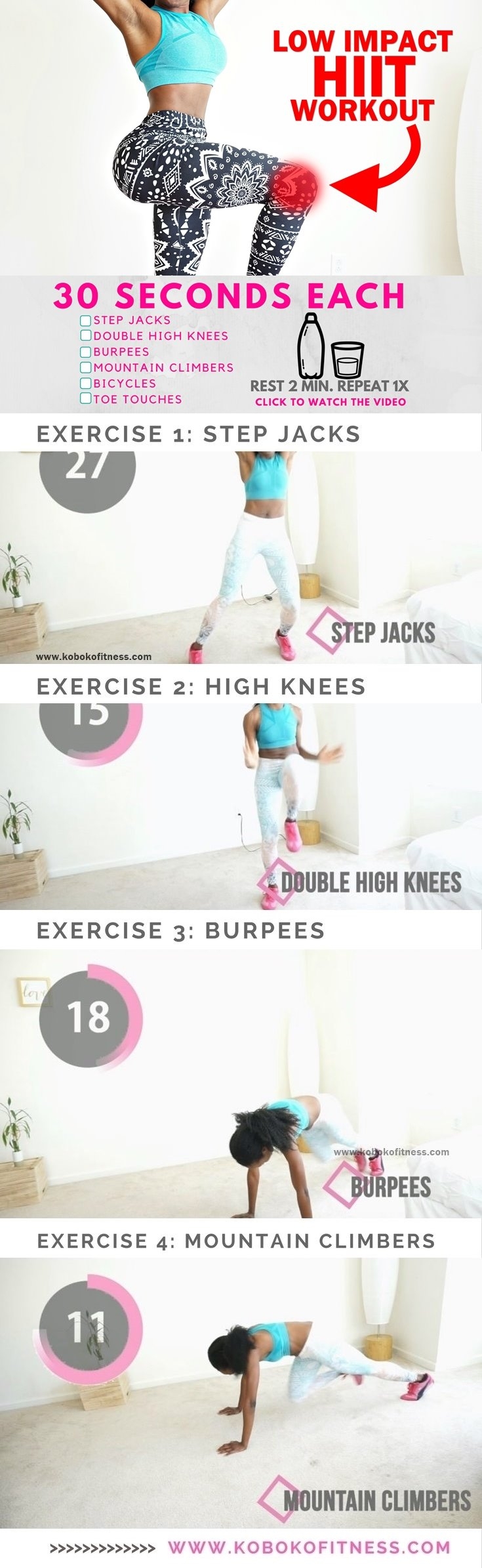 Printable Hiit Workout Plan Bad Back