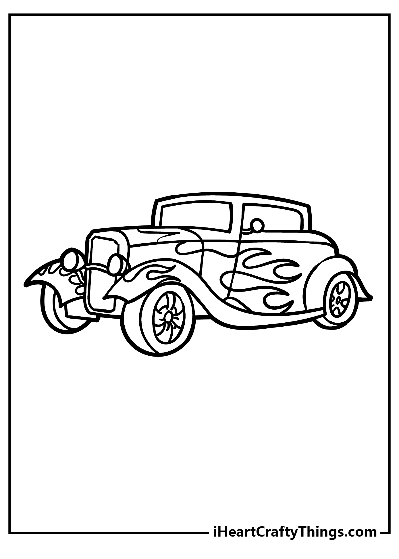 Hot Rod Coloring Pages 100 Free Printables 