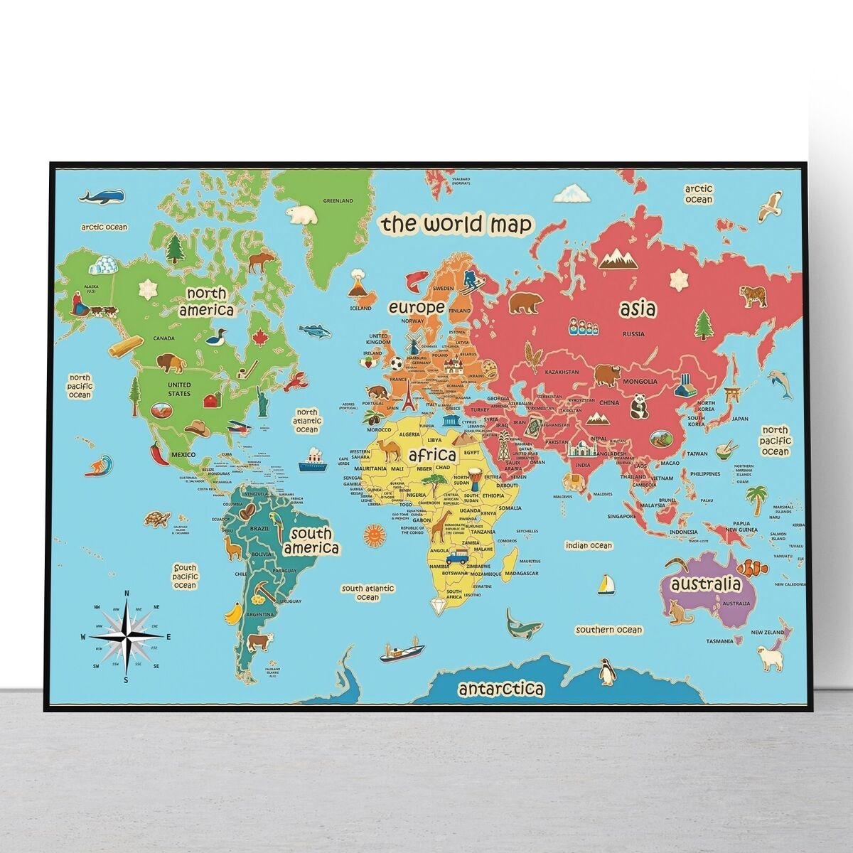Printable World Maps For Kids