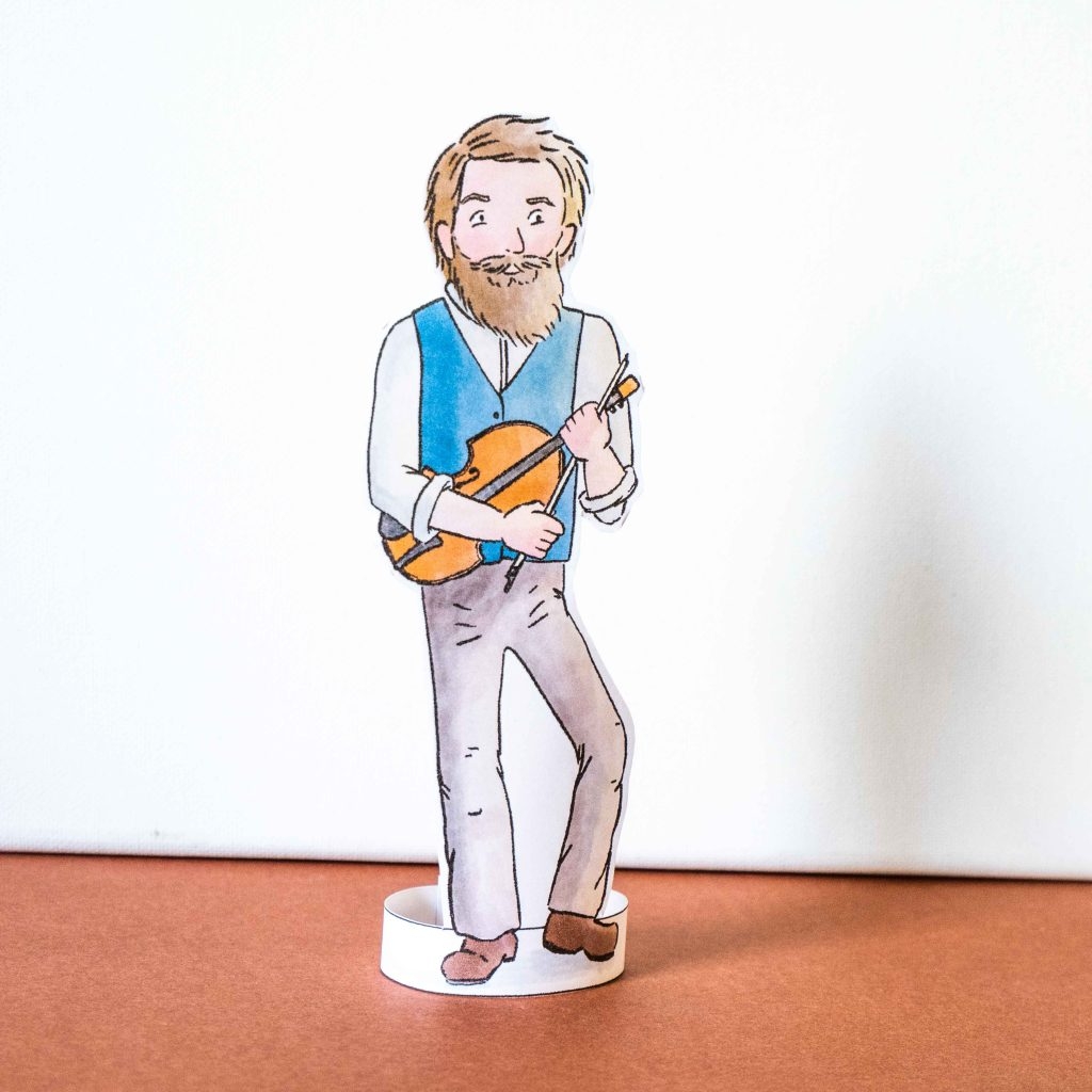 Printable Pioneer Kids Paper Dolls