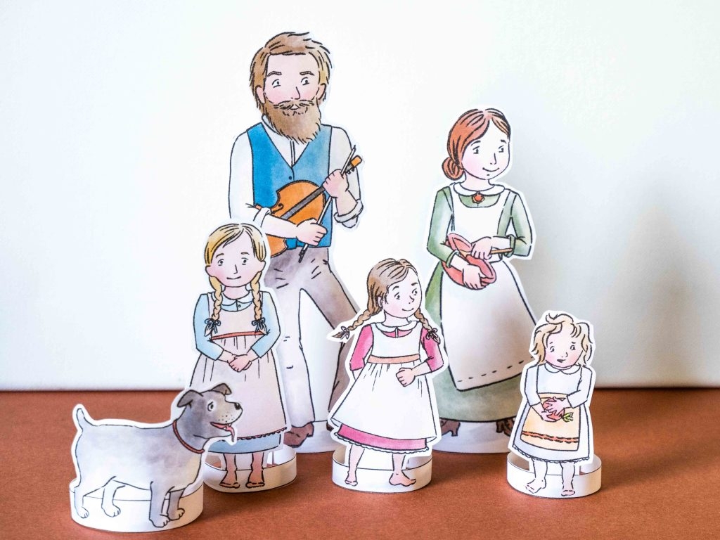 Laura Ingalls Pioneer Family Paper Dolls Cottage Chronicles