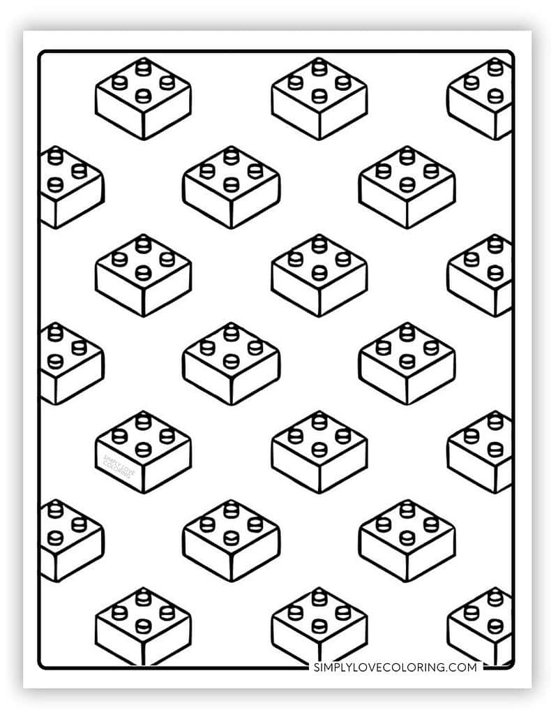 Lego Coloring Pages Free PDF Printables Simply Love Coloring