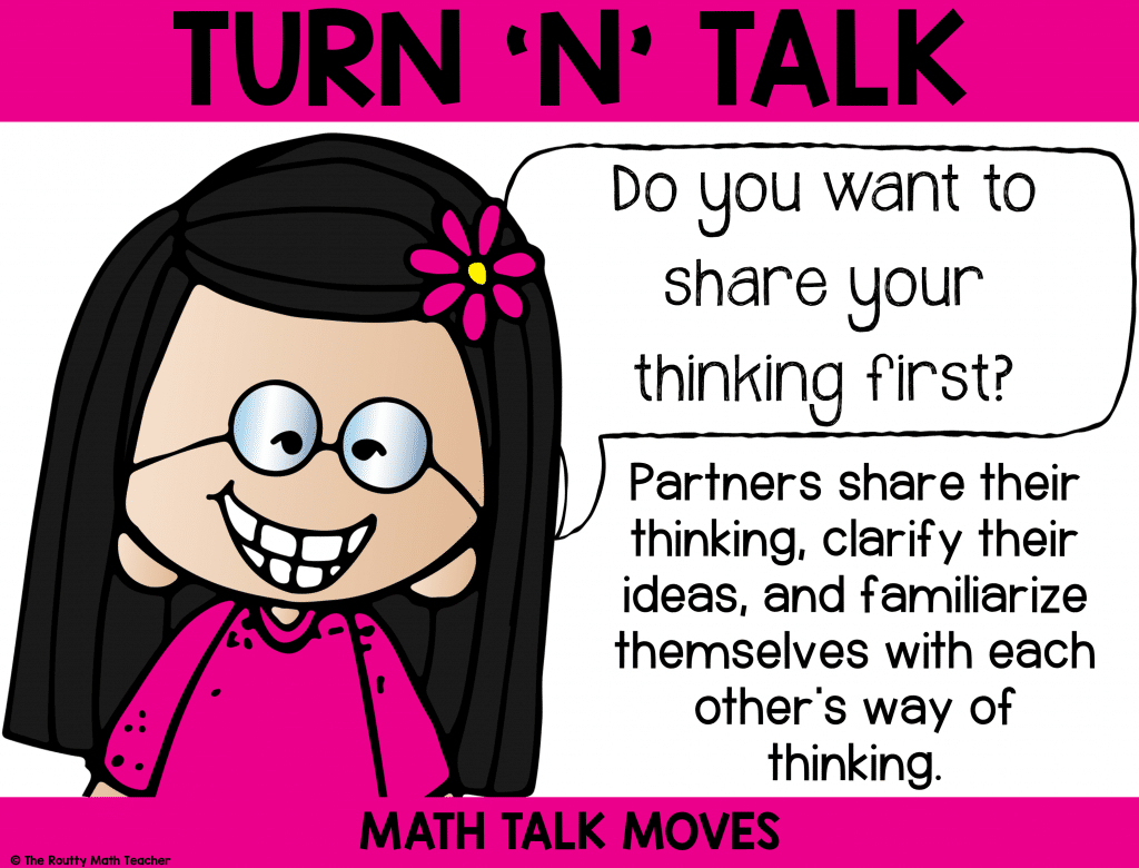 Math Talk Moves 7 Essential Strategies The Routty Math Teacher