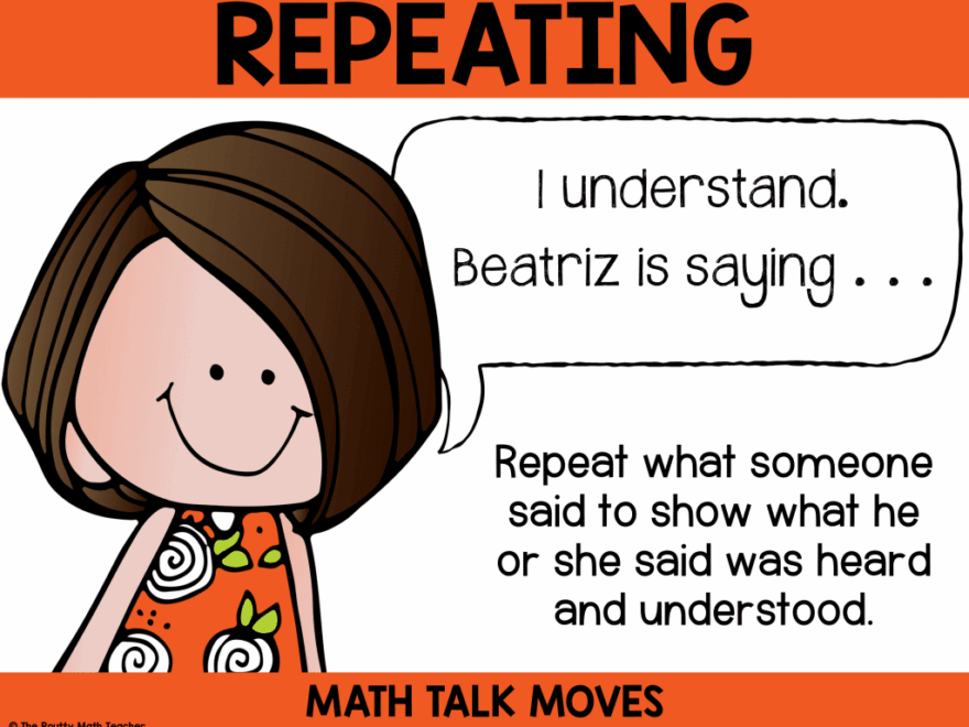 Math Talk Moves 7 Essential Strategies The Routty Math Teacher