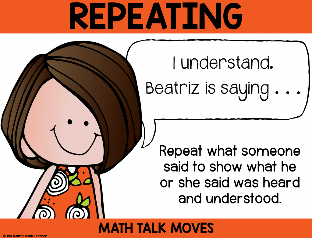 Math Talk Moves 7 Essential Strategies The Routty Math Teacher