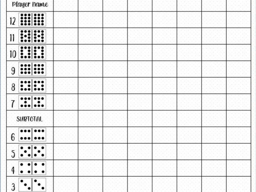 Mexican Train Score Card Mexican Train Scoresheet Mexican Train Score Pads Printable File PDF Download 8 5x11 Etsy Canada