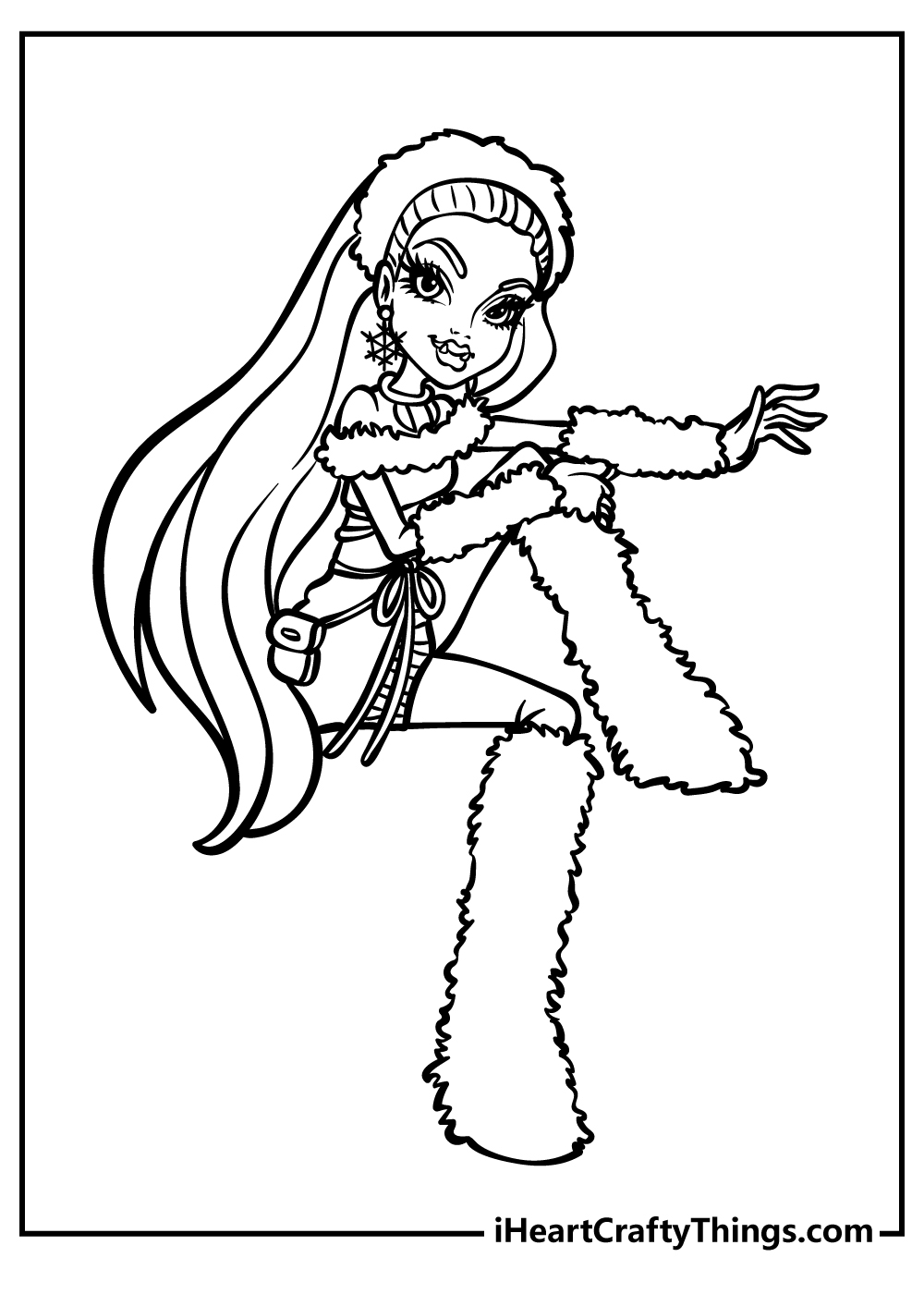 Monster High Coloring Pages 100 Free Printables 