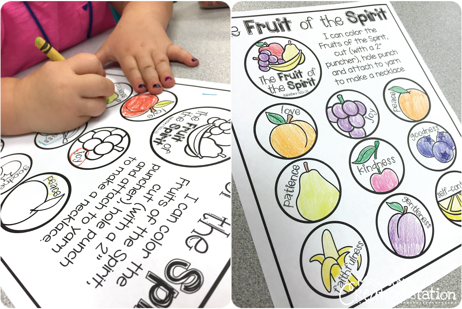 Mrs Jones Creation Station The Fruit Of The Spirit Necklace
