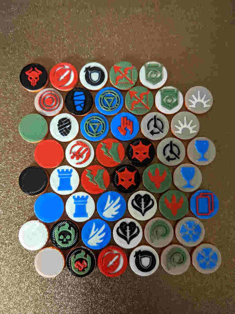 MtG Fully Customizable Keyword Counters By Piebandit Thingiverse