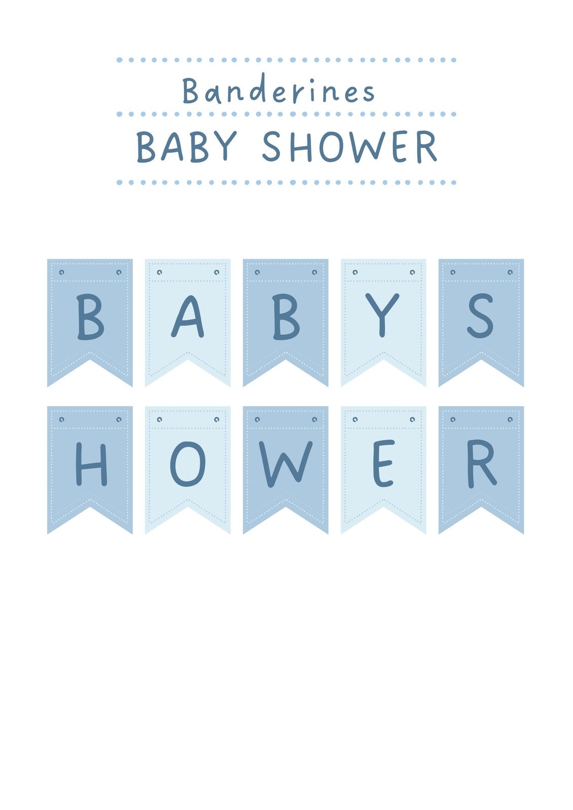 Free Printable Baby Shower Banner Letters