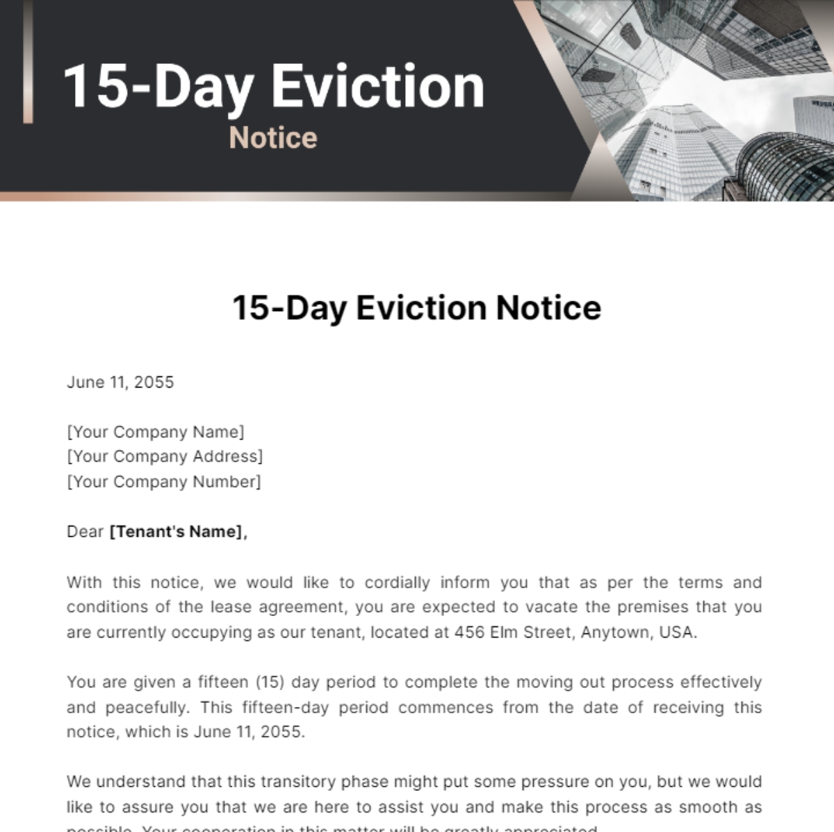 Page 2 Free Eviction Templates To Edit Online
