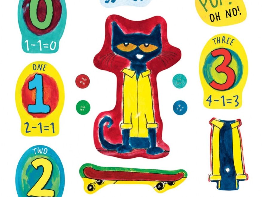 Pete The Cat And His Four Groovy Buttons Felt Set 14 Pieces