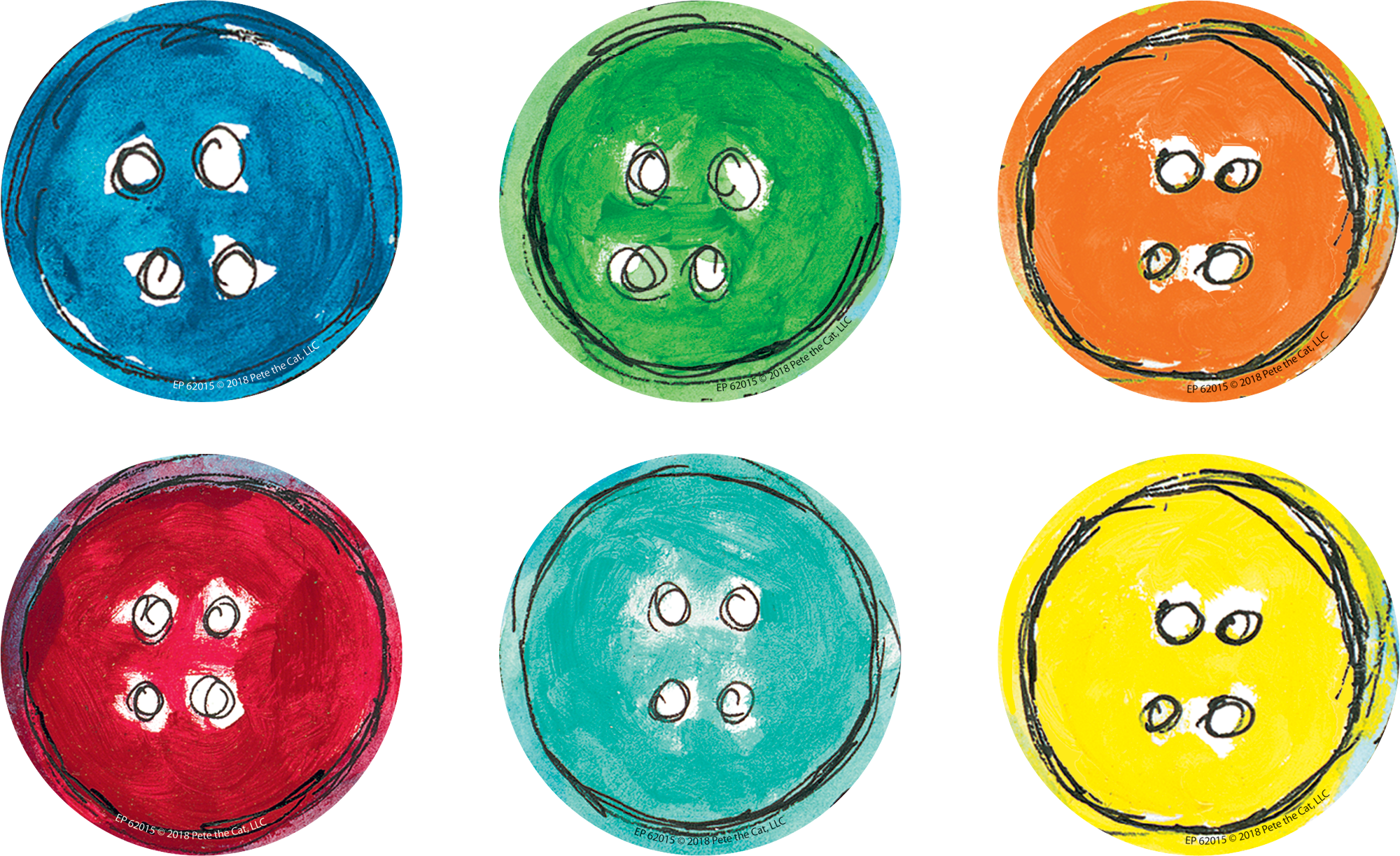 Printable Pete The Cat Groovy Buttons
