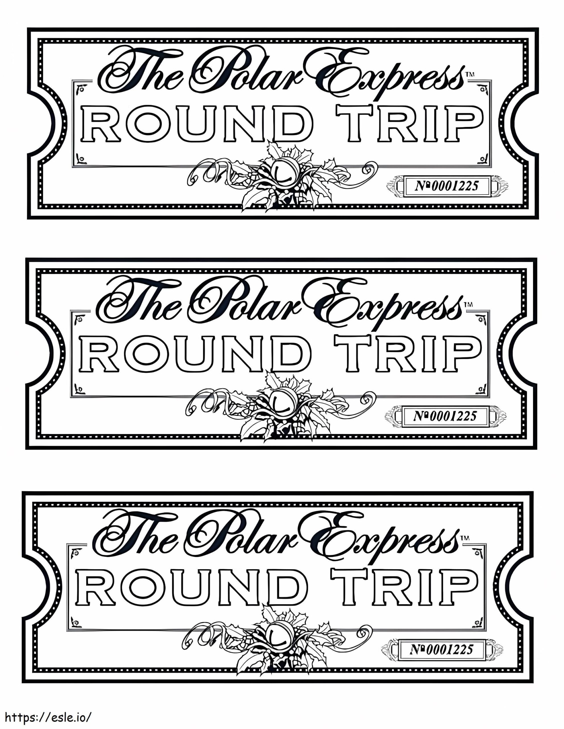 Polar Express Ticket Printable Free