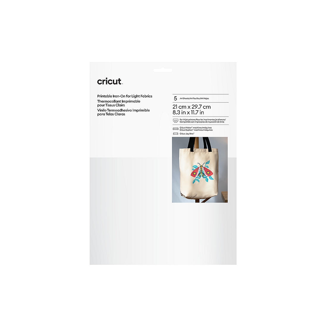 Printable Iron On For Light Fabrics A4 5 Ct Cricut Shop