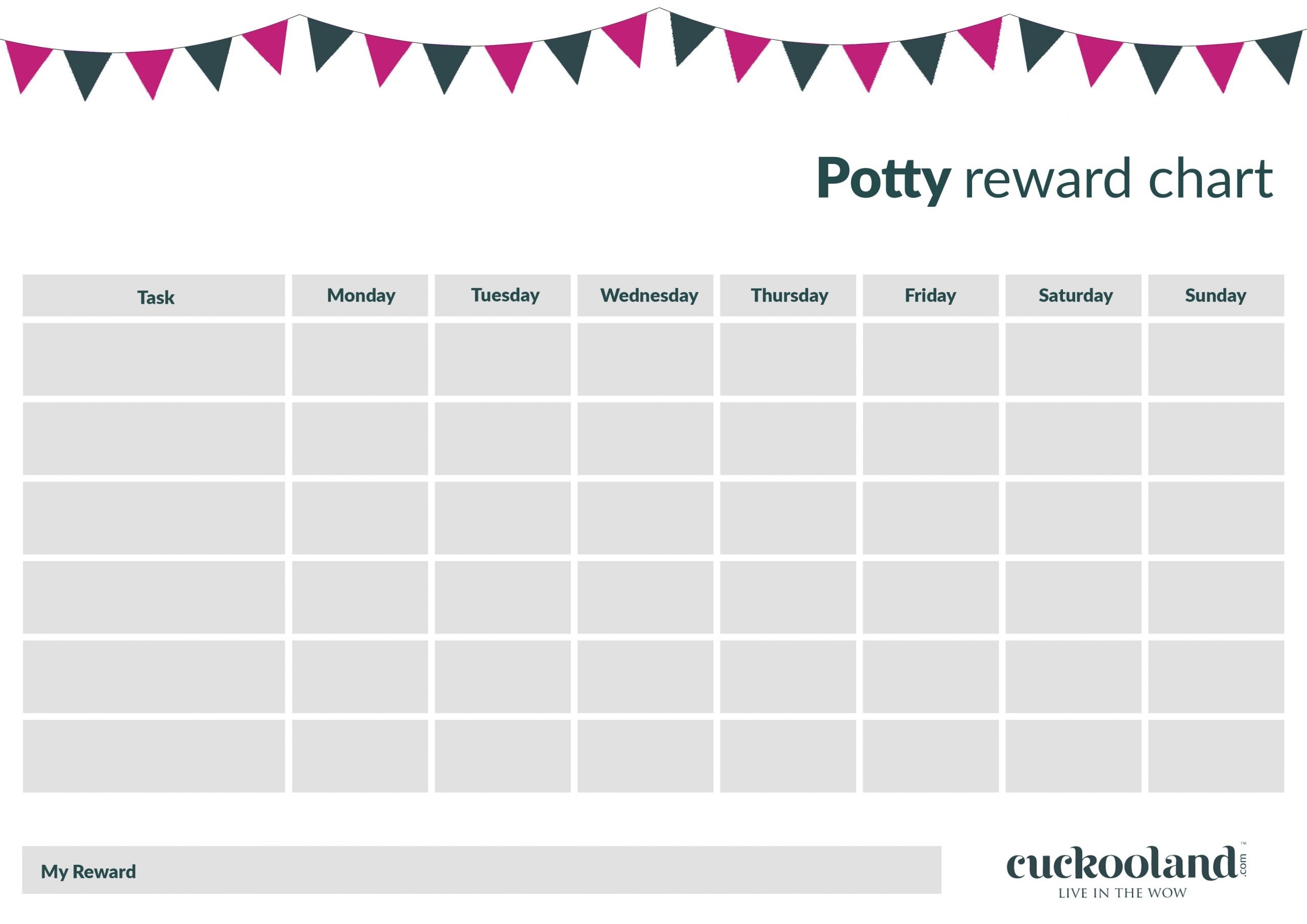 Printable Reward Charts For Kids