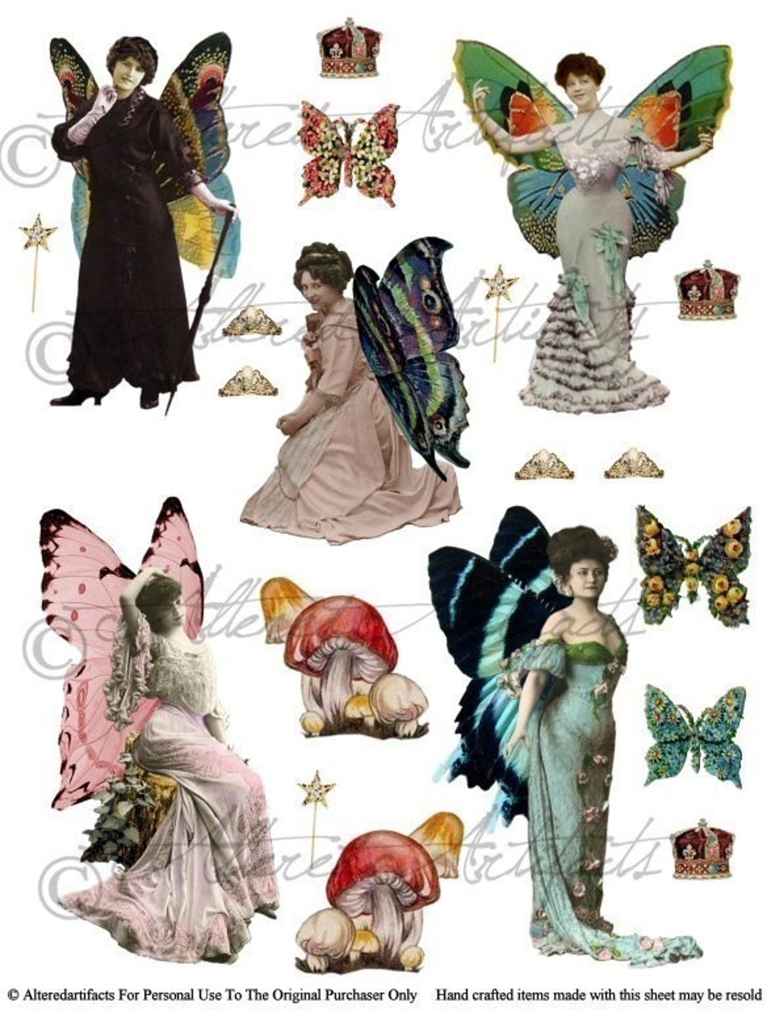 Fairy Paper Dolls Printable Free