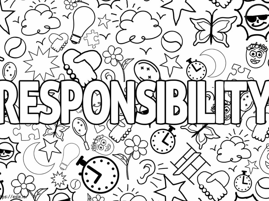 Responsibility 1 Coloring Page