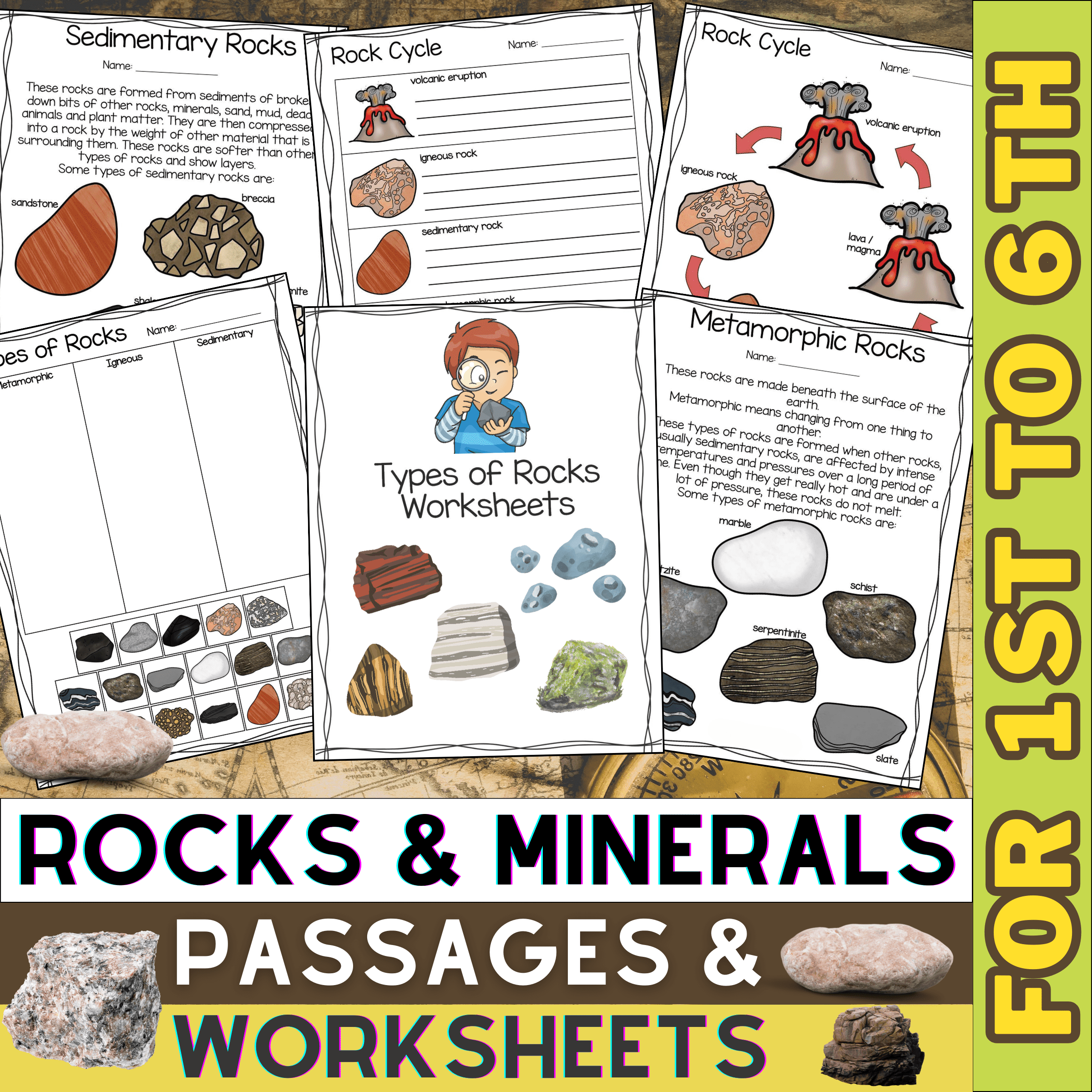 Printables For Minerals Second Grade Science