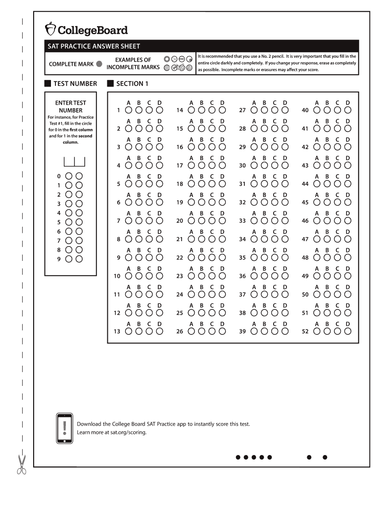 Free Printable Sat Practice Test