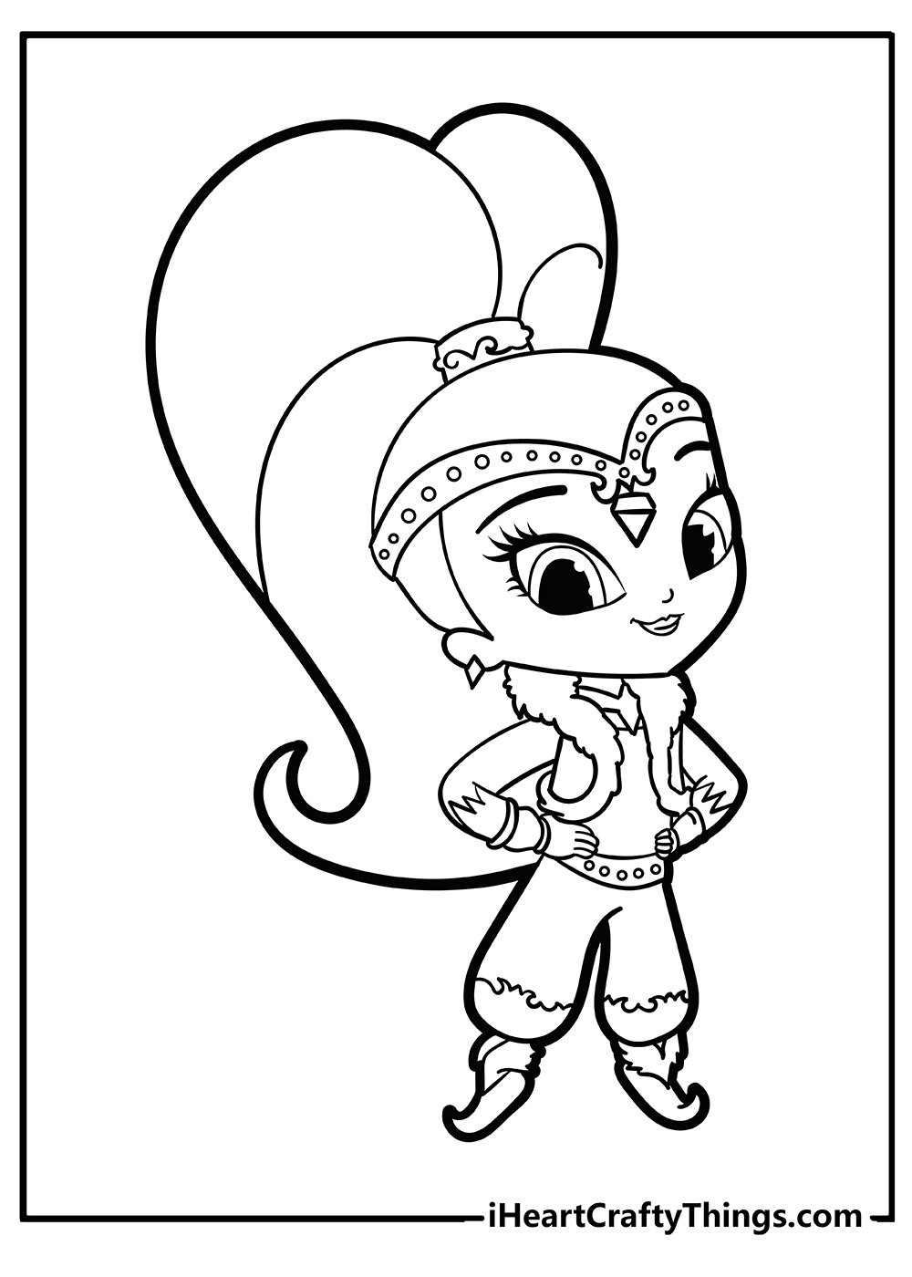 Shimmer And Shine Coloring Pages 100 Free Printables 