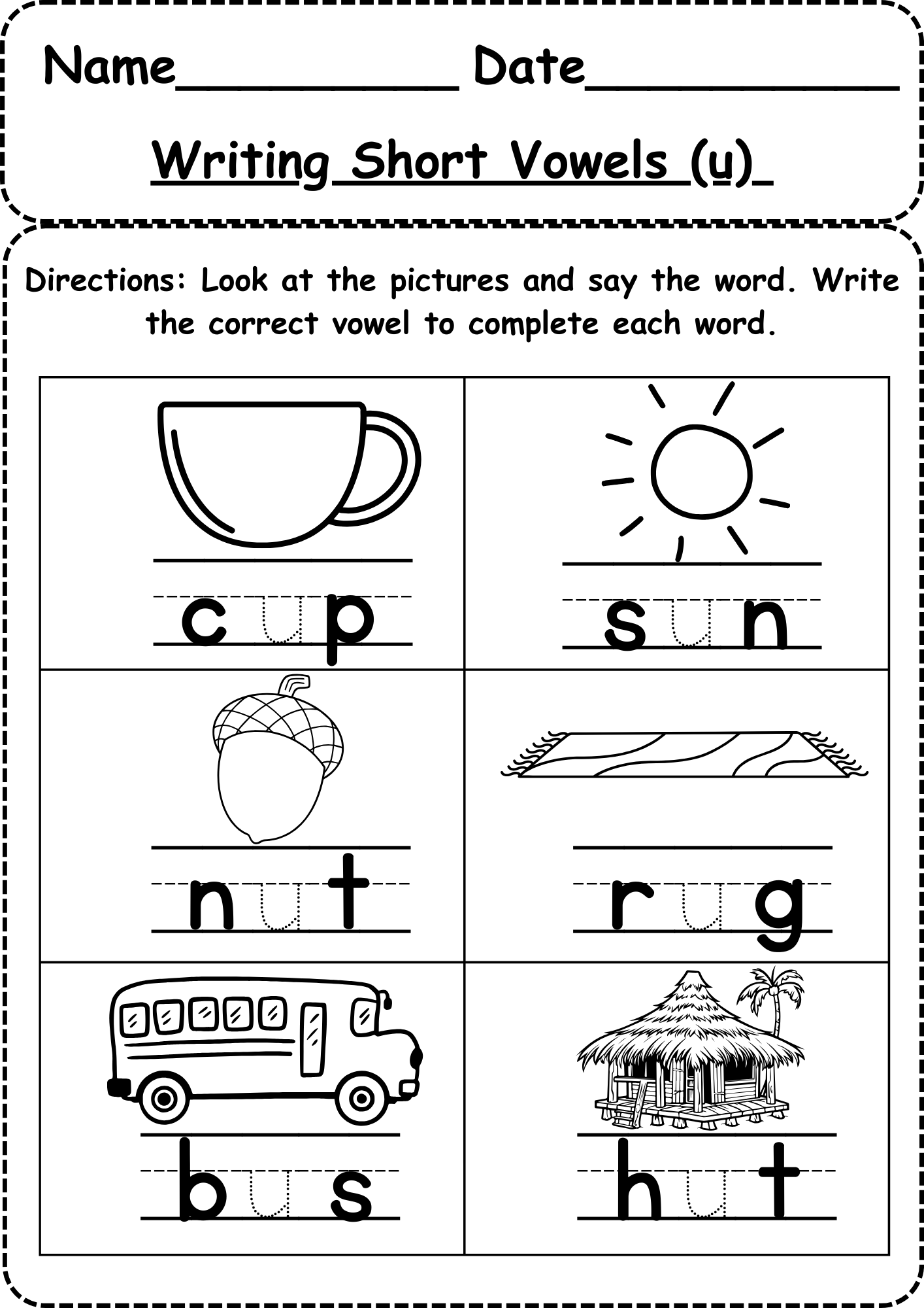 Kindergarten Worksheets Printable -Pinterest Filetype:Pdf