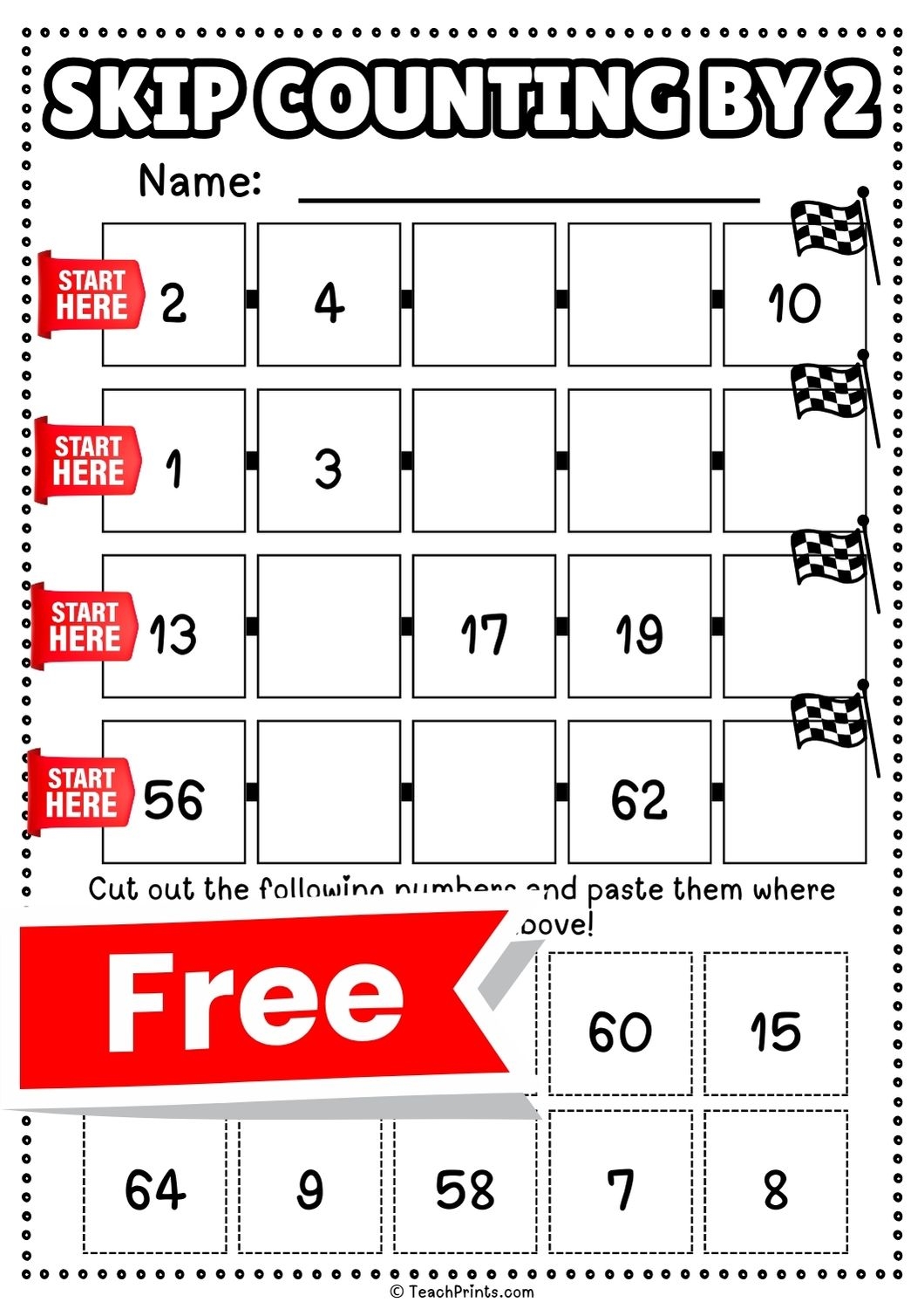 Skip Counting By 2 Worksheets Free Printable Pdfs Teach Prints
