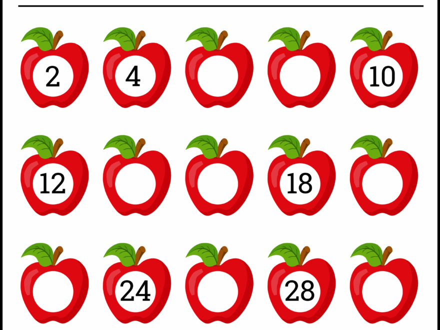 Skip Counting Worksheets And Charts Free Printables Monograms Design Tools Patterns DIY Projects