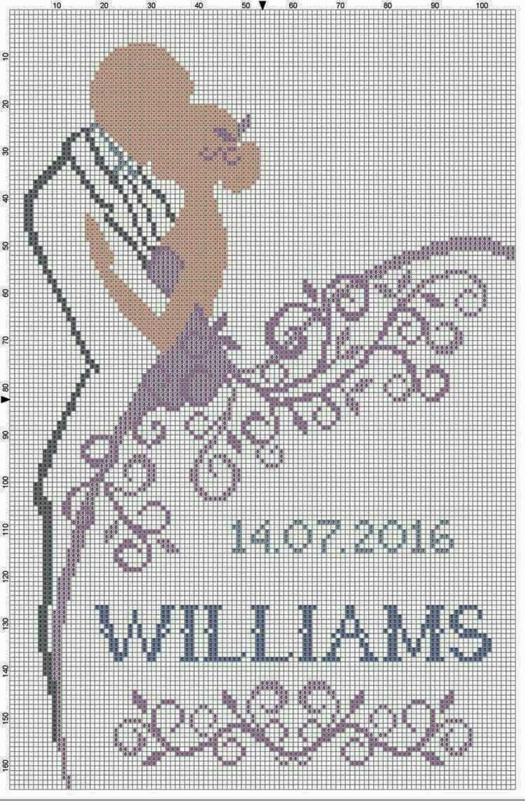 Snazzy Wedding Cross Stitch Charts Free 05 When You Sew The Cross Stitch You Will Set A Stitch In Each One Of The Squares That Has A Line Beca countedcrossstitch crossstitch crossstitchalphabet 