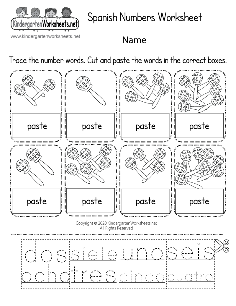 Free Printable Numbers In Spanish