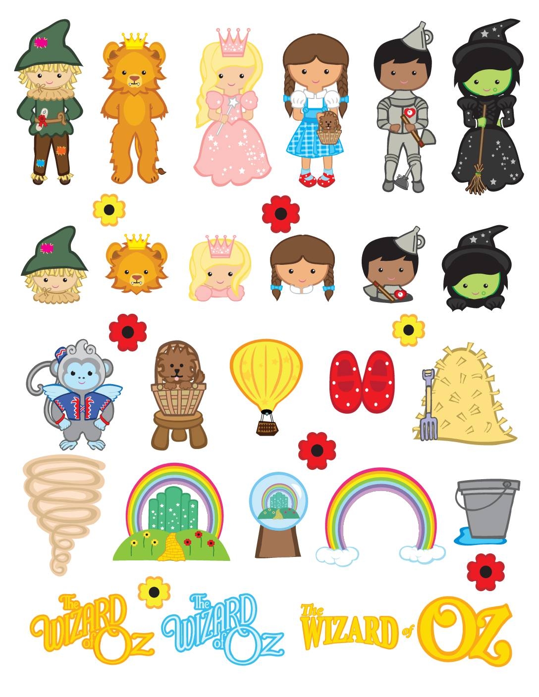 Stickers Wizard Of Oz