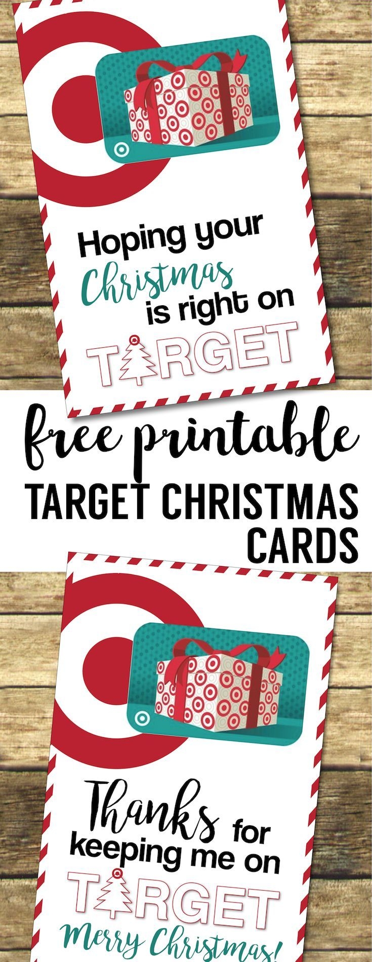 Target Christmas Gift Card Holders Teachers Friends Neighbors Paper Trail Design