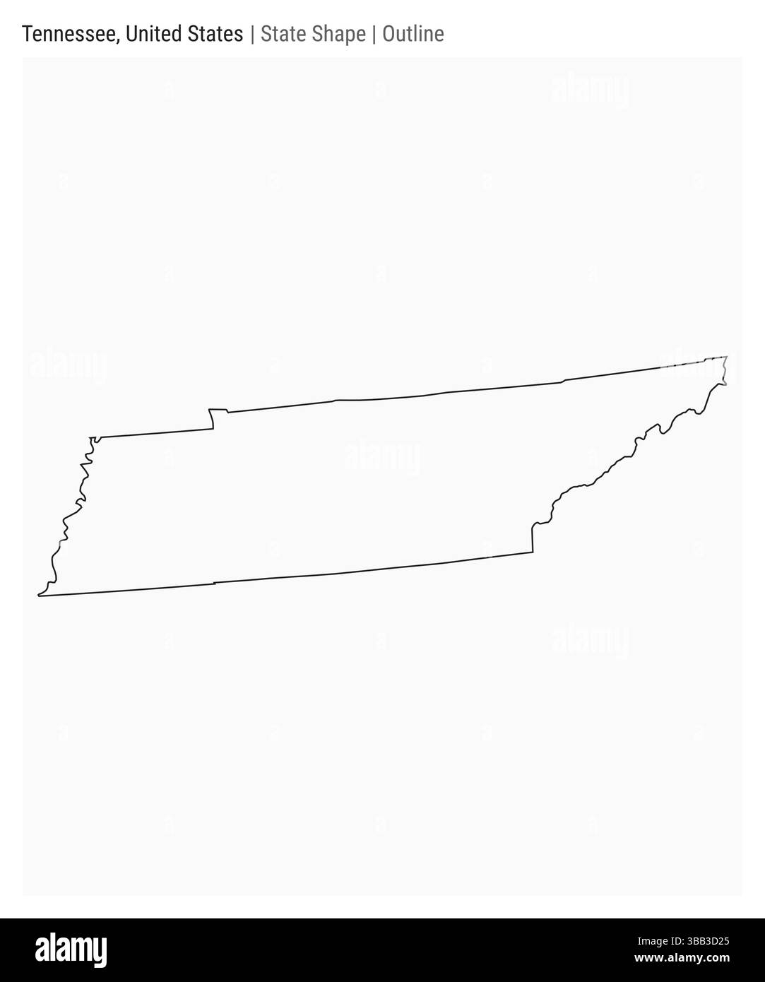Tennessee Outline Hi res Stock Photography And Images Alamy