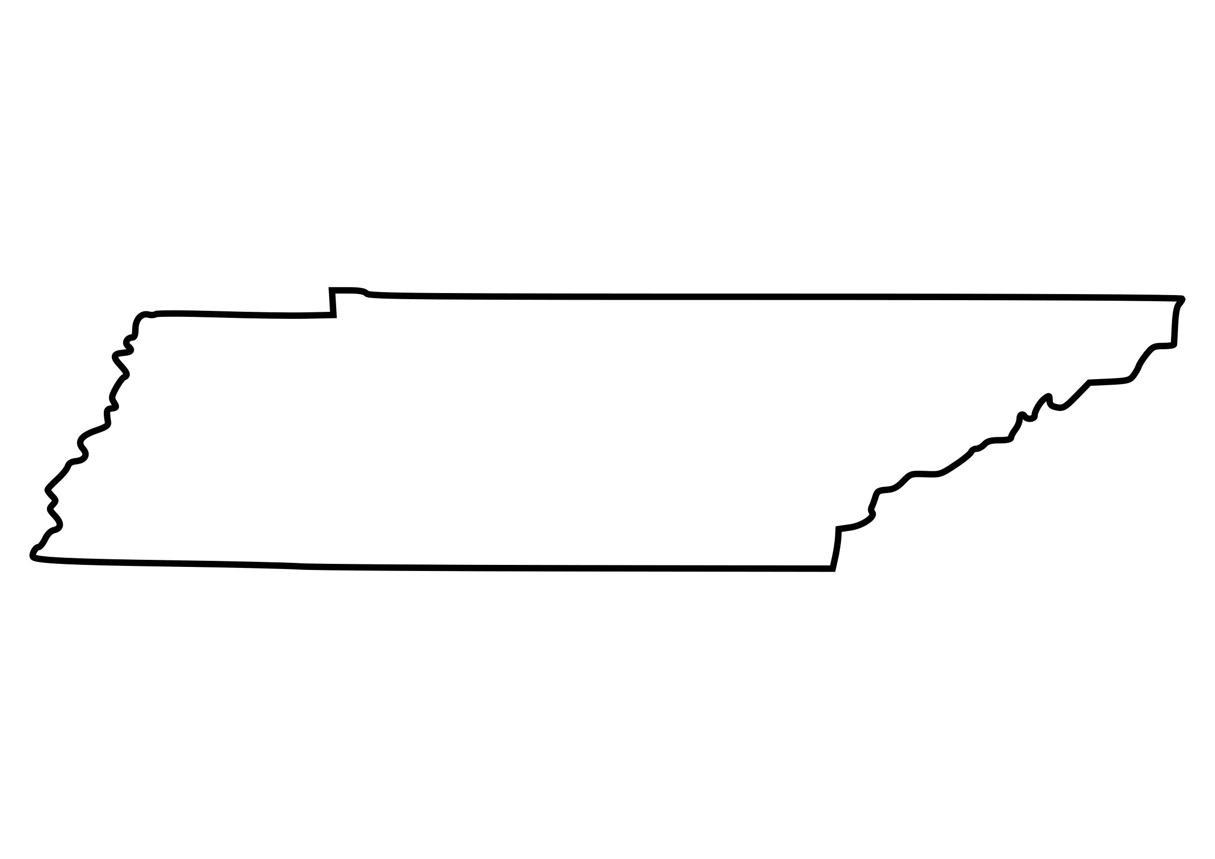 Tennessee State Outline