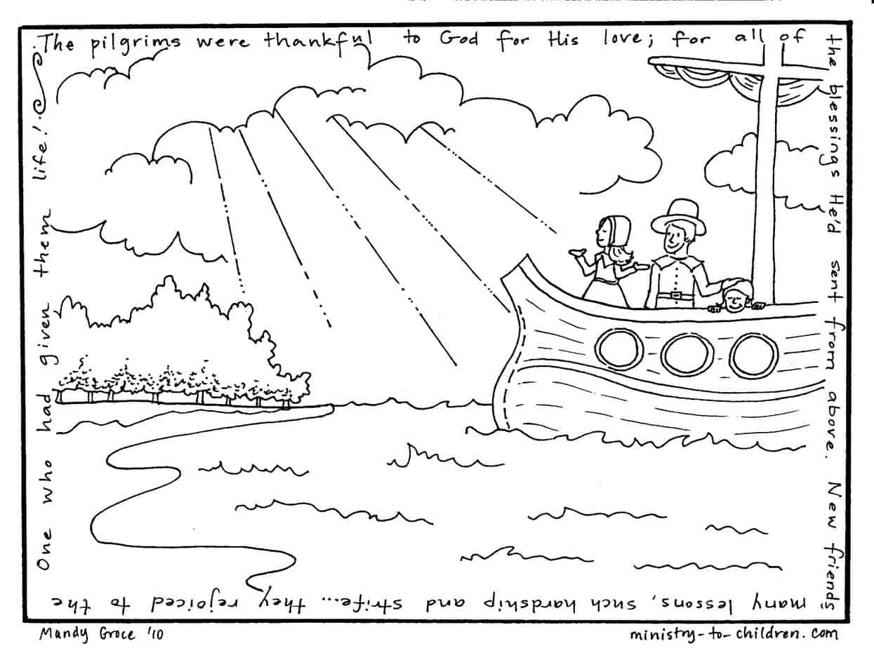 Thanksgiving Coloring Pages Free Printable For Kids 