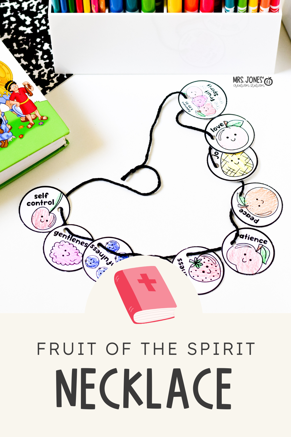 THE FRUIT OF THE SPIRIT NECKLACE Mrs Jones Creation Station