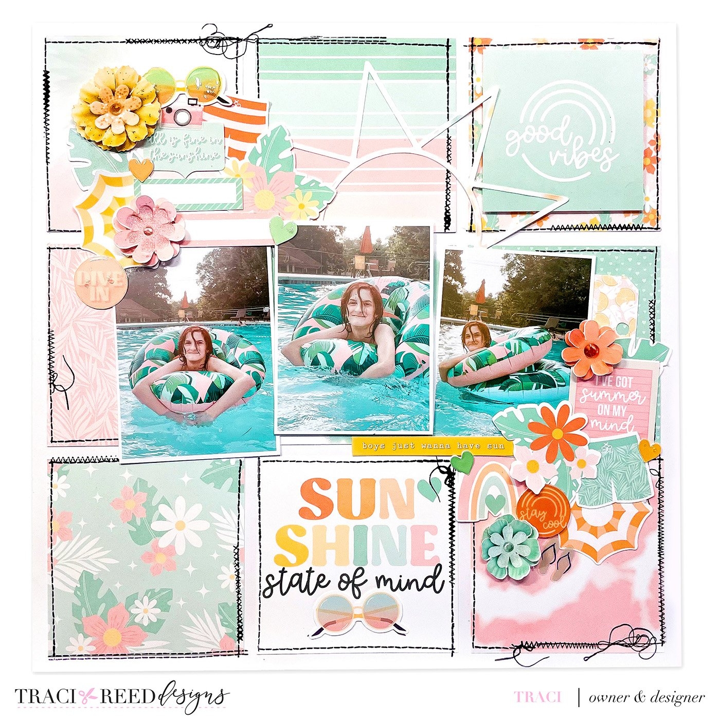 Think Outside The 12x12 Scrapbooking 12x12 Layouts With 8 5x11 or Smaller Printables Lesson Six Traci Reed Designs