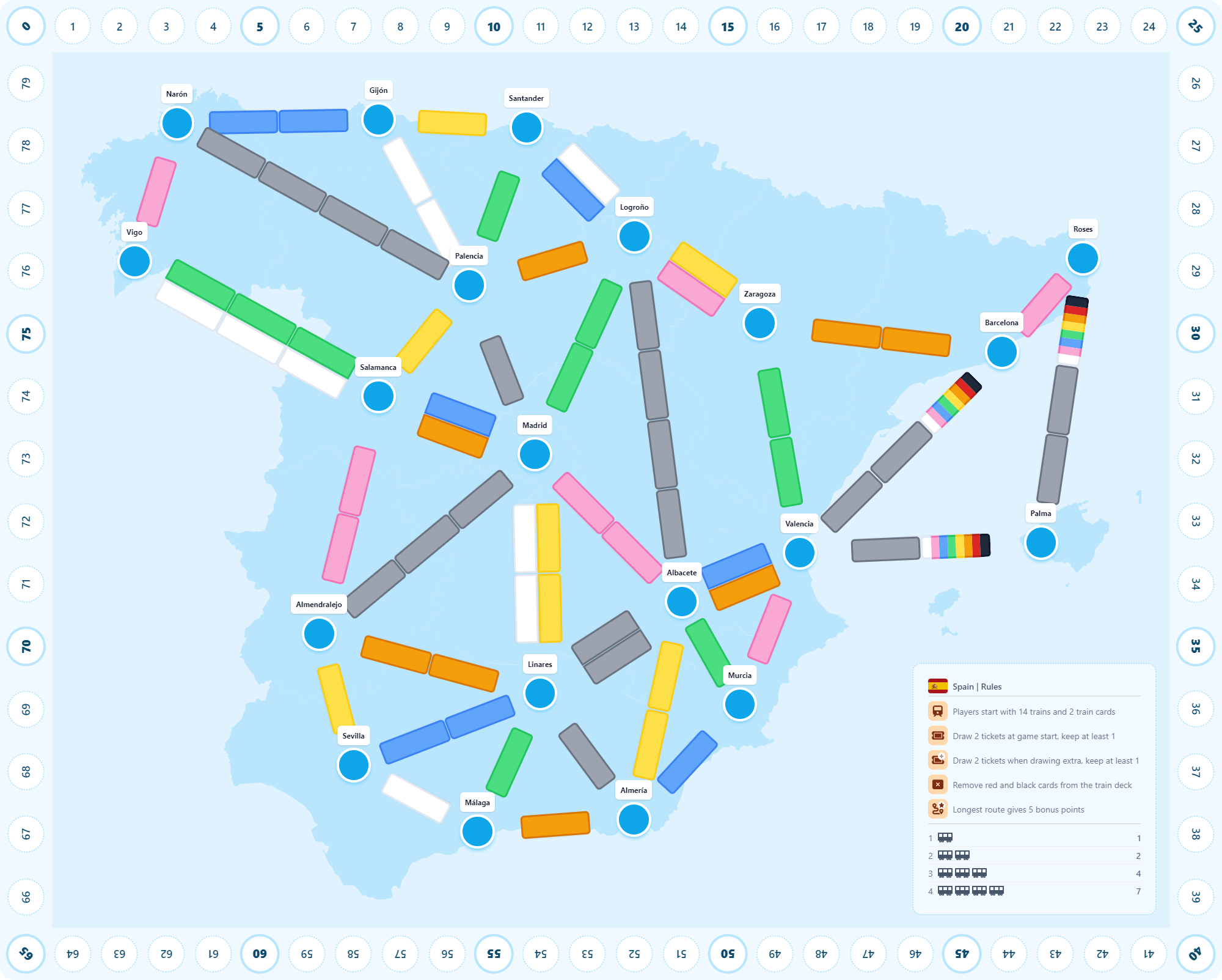 Train Board Generator Create Ticket To Ride Boards For Any Country On Earth R tabletopgamedesign